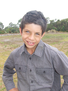 Young community member smiling